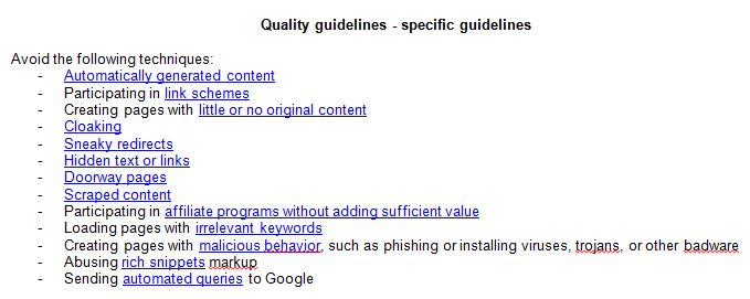 Specific Guidelines image 2