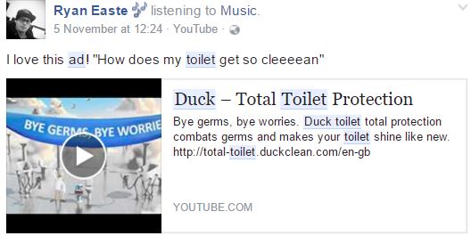 duck cleaner ad