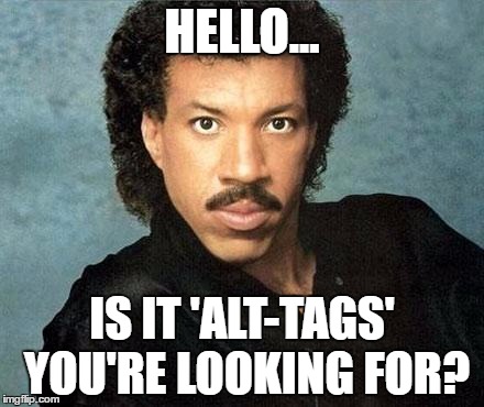 Lionel Richie - your SEO guru!
